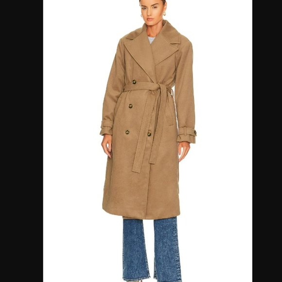 Mulholland Coat in Cinnamon Brown Lovers and Friends via Revolve - Picture 2 of 4